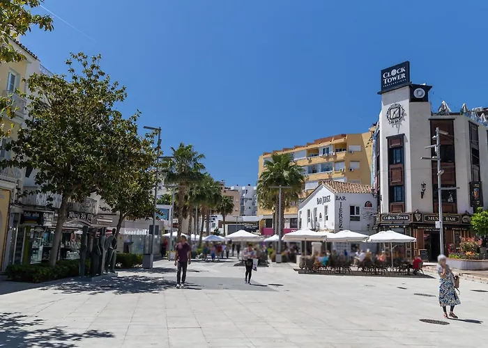 Centro Terraza Wifi Parking Ascensor A La Playa A 5 Min 托雷莫利诺斯