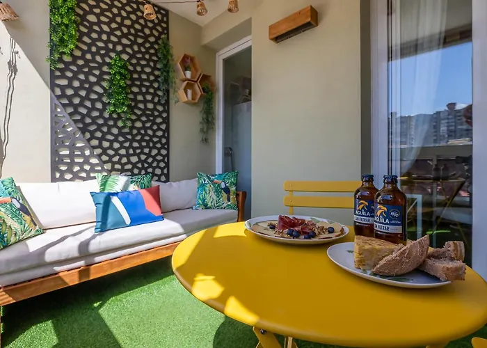 Appartement Centro Terraza Wifi Parking Ascensor A La Playa A 5 Min