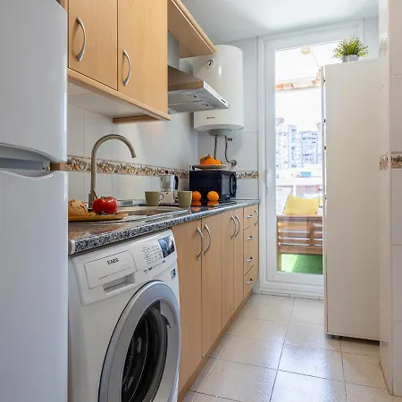 Centro Terraza Wifi Parking Ascensor A La Playa A 5 Min 公寓